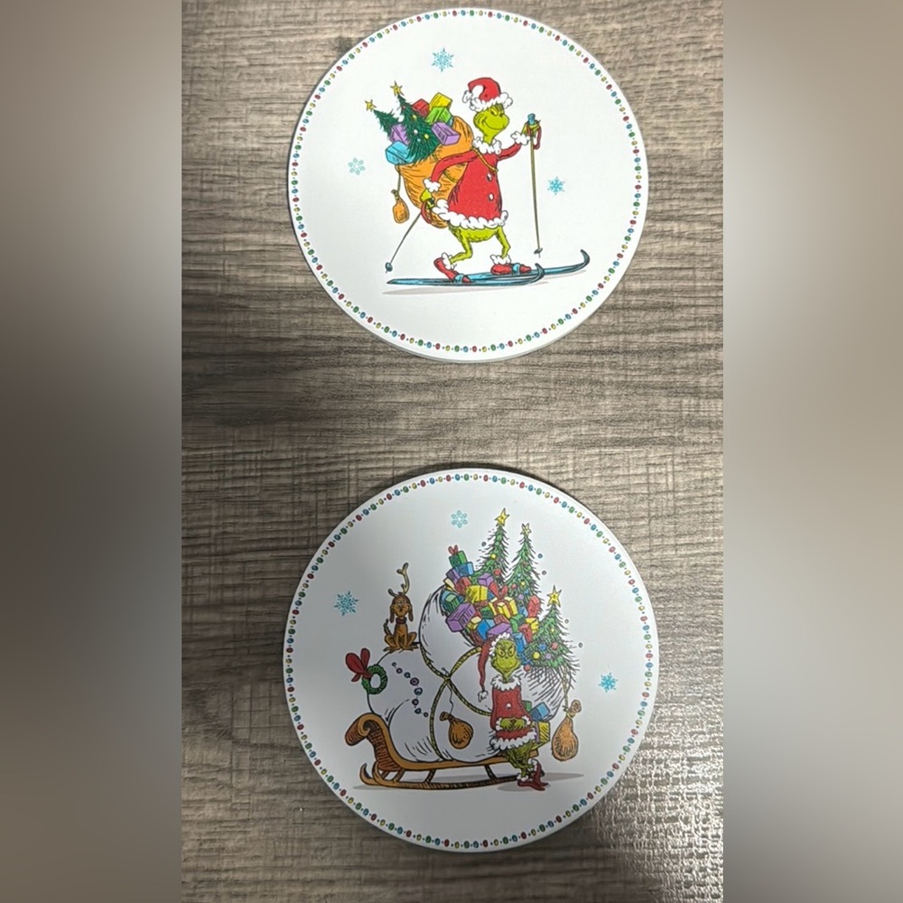 Grinch 💚 Coasters 🥛